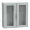 Thalassa - Armoire polyester 1000x1000x420 - IP65 - vitrée Ral 7035