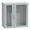 Thalassa - Armoire polyester 1250x1250x620 - IP65 - vitrée Ral 7035