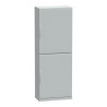 Thalassa - Armoire polyester socle 2000x750x420 - IP54 Ral 7035