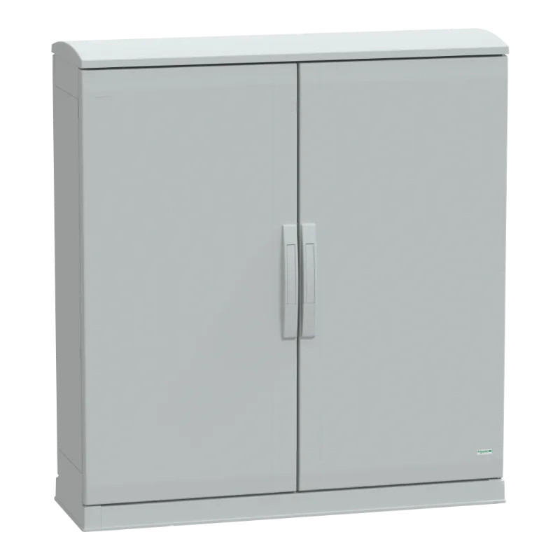 Thalassa - Armoire polyester socle + toit 1000x1000x320 - IP44 Ral 7035