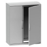 Thalassa - Armoire polyester socle + toit 1000x1000x320 - IP44 Ral 7035