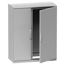 Thalassa - Armoire polyester socle + toit 1000x1250x420- IP44 Ral 7035