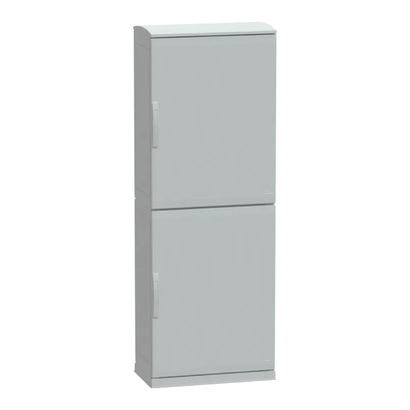 Thalassa - Armoire polyester socle + toit 2000x750x420- IP44 Ral 7035