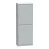 Thalassa - Armoire polyester socle + toit 2000x750x420- IP44 Ral 7035