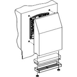 ClimaSys - capot - IP55 - inox - découpe 125x125mm