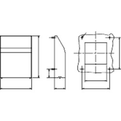 ClimaSys - capot - IP55 - inox - découpe 125x125mm