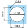 ClimaSys - filtre - pour grille NSYCAG108LP