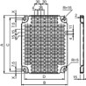 PanelSeT - Thalassa - châssis perf. Telequick - acier - coffret H:1000xL:1000mm