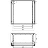 PanelSeT - Thalassa - châssis fixe 19'' - 17U