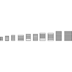 PanelSeT - Thalassa - châssis modulaire DLM - H800L600 - 112 modules