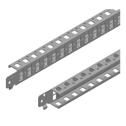 PanelSeT - Thalassa - 2 traverses perforées fixation rapide 1 rangée - 40x1200mm