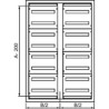 PanelSeT - Thalassa - châssis modulaire double - 1200x1200mm - 576 modules