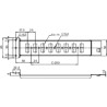 PanelSeT - Thalassa - jeu 2 supports - châssis renforcé - 800mm