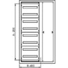 PanelSeT - Thalassa - plastron - découpé - vissé - 300x800 mm