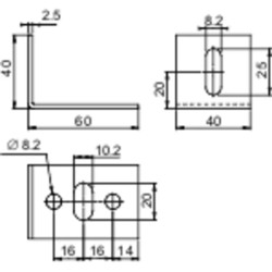 PanelSeT - Thalassa - connecteur EN 60x40 - pour rail C