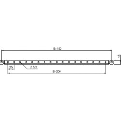 PanelSeT - Thalassa - traverses porte - 1000mm - lot de 2