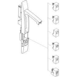 PanelSeT - Thalassa - insert double barre - 5mm - pour poignée