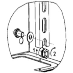 PanelSeT - Thalassa - châssis DIN symétrique - H1000xL800mm - 6 rails profilés