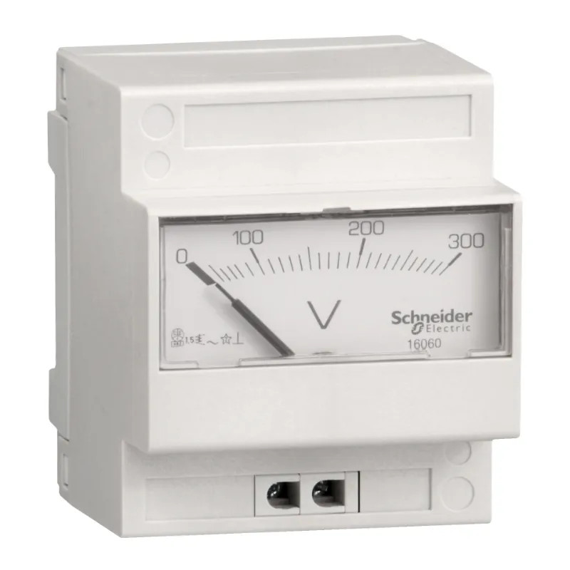 PowerLogic - Voltmètre analogique - modulaire - 0 à 300V