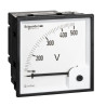 PowerLogic - Voltmètre analogique - encastré - 96x96mm - 0 à 500V