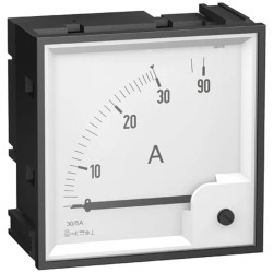 PowerLogic - Ampèremètre analogique - 72x72mm - dpt moteur - Cadrans non fournis