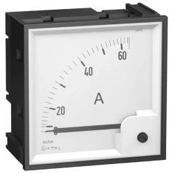 PowerLogic - Ampèremètre analogique - 96x96mm - dpt moteur - Cadrans non fournis