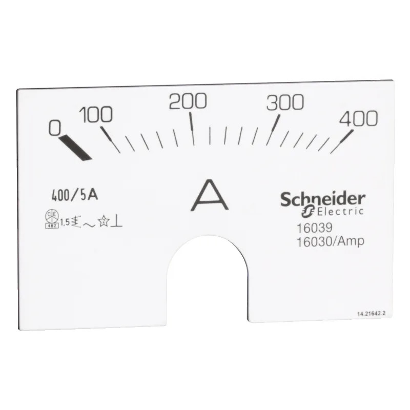 PowerLogic - Cadran 0 à 400A pour ampèremètre analogique modulaire