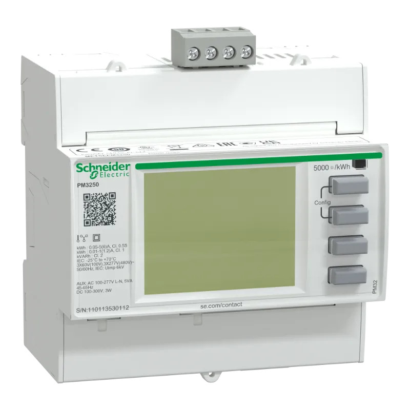 PowerLogic - centrale de mesure - PM3250 - modulaire - Modbus