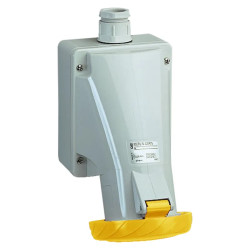 Mureva - socle de prise industrielle - 16 A - 2P+T - 100-130 V CA - IP67