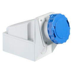 Mureva - socle de prise industrielle - 63 A - 2P+T - 200..250 V CA - IP 67