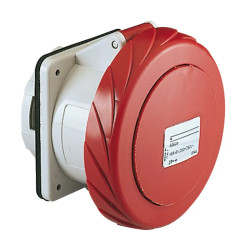 Mureva - prise industrielle droite CEE - 125A 5P 380V 6U - IP67