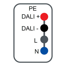 Canalis KB - connecteur dérivat. - 10A - sélection de ph 3L+N+PE