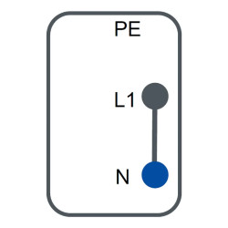 Canalis KB - connecteur dérivat. - 10A - sélection de ph 3L+N+PE