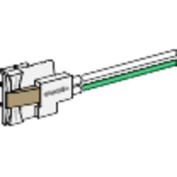 Canalis KB - connecteur dérivation 16A - L3+N+PE+bus - cable 1m