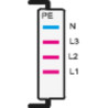 Canalis KNA - élément droit 100A - 3m blanc 1 fenêtre