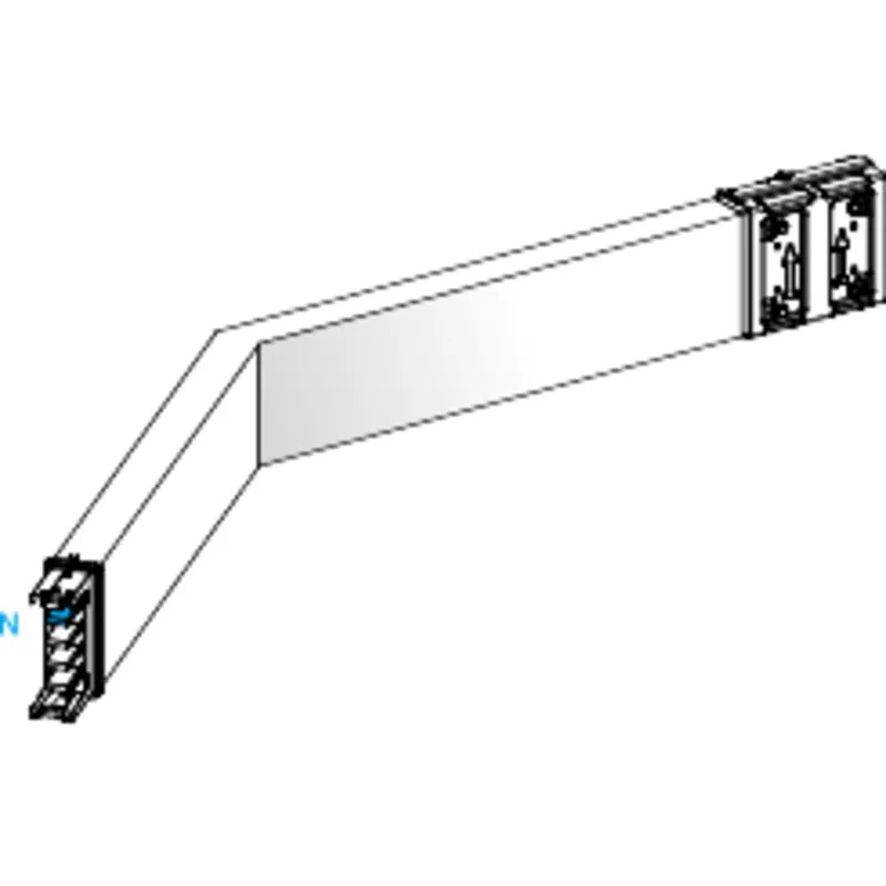 Canalis KSA - Coude spé. Horiz. 250A - 95° à 175° - côtés 250 à 750mm