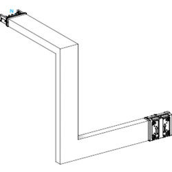 Canalis KSA - coude multiple 250A - vers haut & droite - 3 côtés ajust 250-750mm