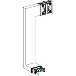 Canalis KSA - coude multiple 250A - vers bas & gauche - A&C :250mm - B:250-750