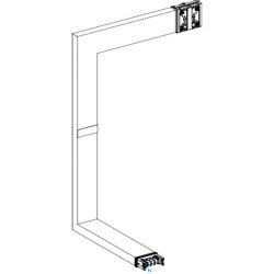 Canalis KSA - coude mult. coupe feu 250A-vers bas & gauche-3 côt.ajust.250-750mm