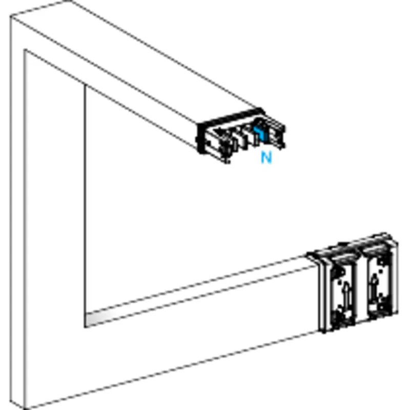 Canalis KSA - coude multiple 250A - 3 côtés ajustables 250-750mm