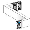 Canalis KSA - Zed horiz. 250A - Gau./Dr. - A&C:250mm - B:250-750mm