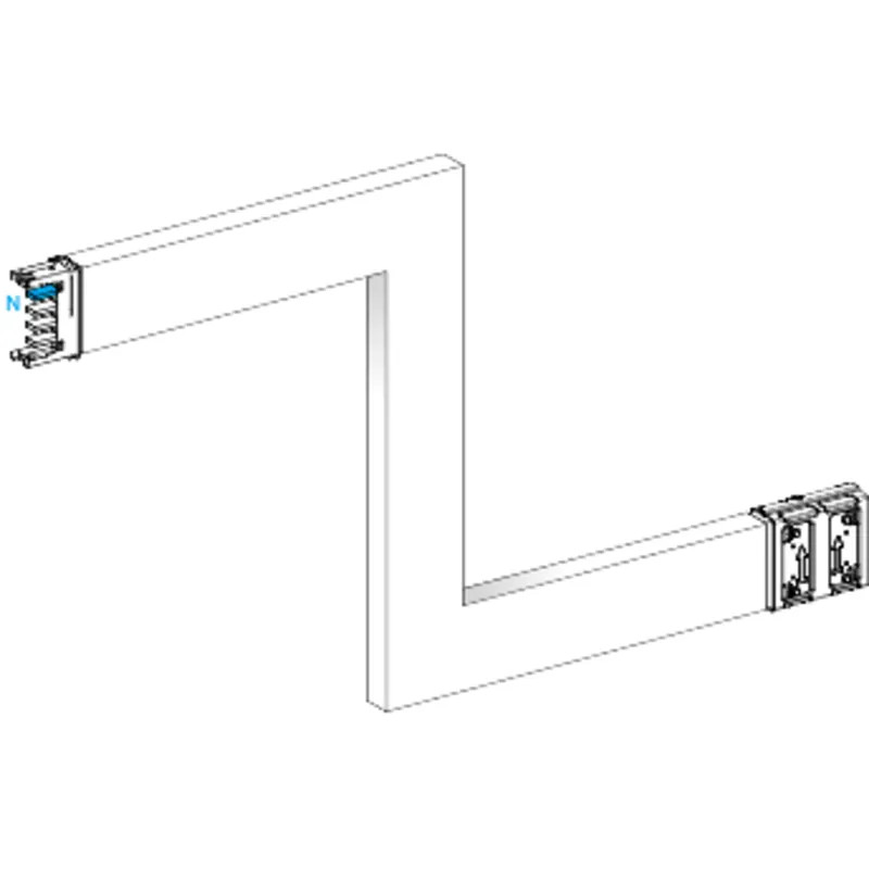 Canalis KSA - Zed vertical 250A - 3 côtés ajustables 250-750mm