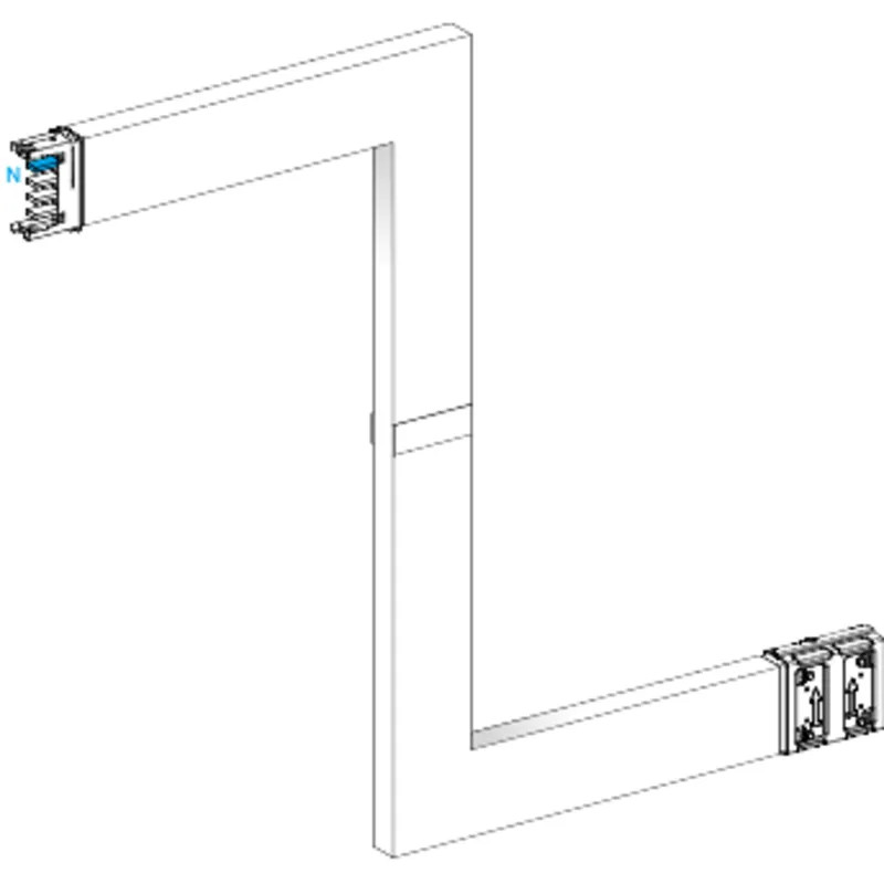 Canalis KSA - Zed vertical coupe feu 250A - 3 côtés ajustables 250-750mm