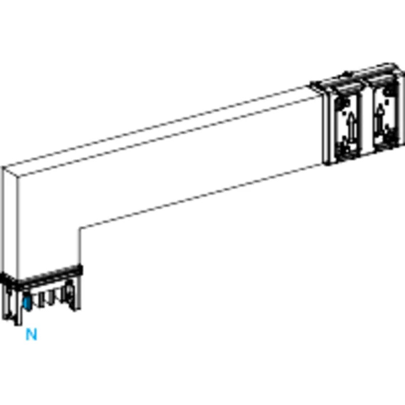 Canalis KSA - coude spécial 400A montage vers bas - A:250-750mm-B:250mm