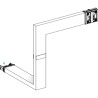 Canalis KSA - coude mult. coupe feu 400A - 3 côtés ajust. 250-750 ou 700-1200mm