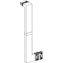 Canalis KSA - coude mult. coupe feu 400A-vers haut & droite-A&C:250mm-B:700-1200