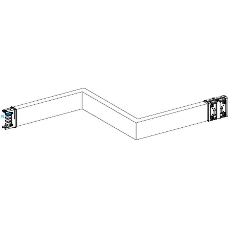 Canalis KSA - Zed horiz. 400A - Dr./Gau. - 3 côtés ajustables 250-750mm