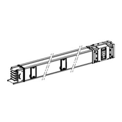 Canalis KSA - tronçon droit 630A - 1.5m - 4 sorties de dérivation