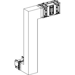 Canalis KSA - coude multiple 1000A - vers bas & droite - A&C :300mm - B:300-800