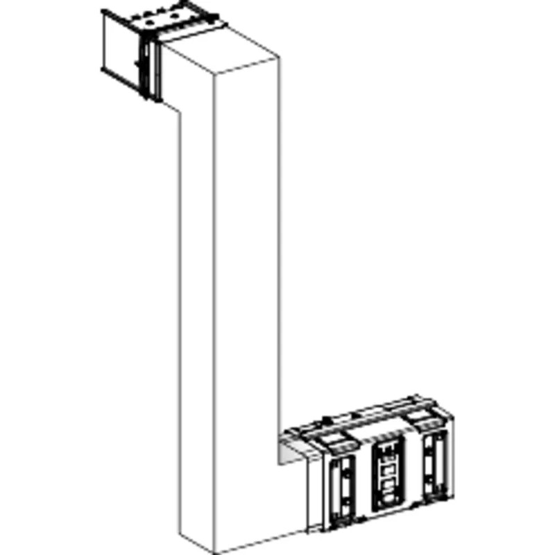 Canalis KSA - coude multiple 1000A - vers haut & droite - A&C:300mm-B:300-800